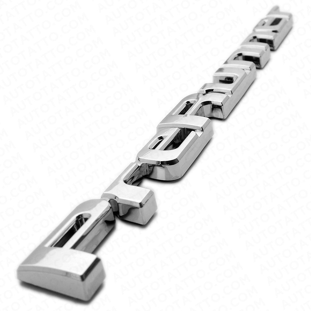 Toyota 05-16 Tacoma PreRunner Letter OEM Chrome Tailgate Emblem Badge Nameplate