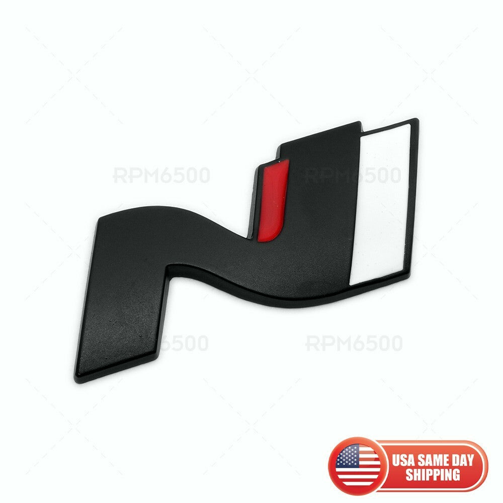 Universal Sport Rear Liftgate Trunk Logo Badge Nameplate Emblem Black White