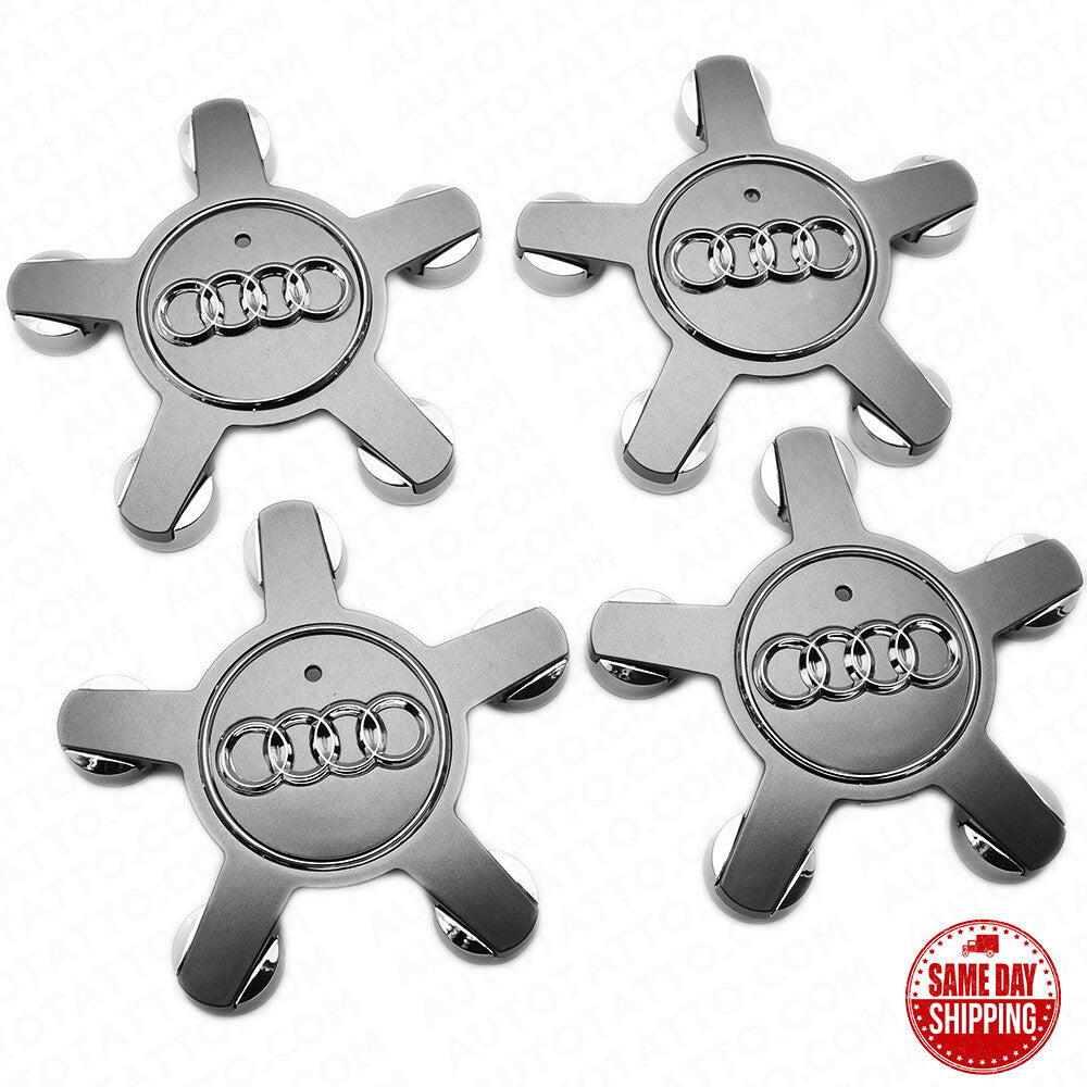 4x Set For Audi Sport Car Suv Wheels Center Cap Hub 4F0601165N A4 A5 A6 A7 A8