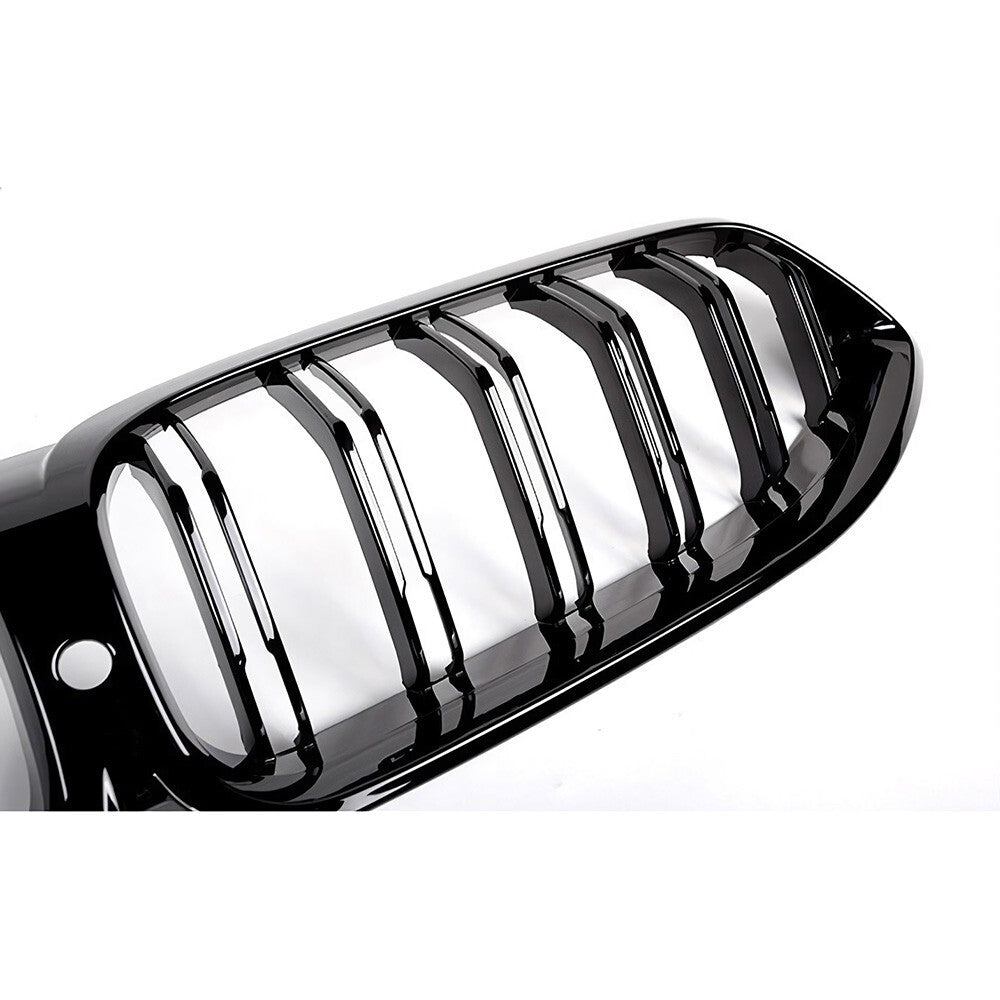 20-23 G14 G15 G16 8-Series 840i M850i Gloss Black Front Kidney Dual Line Grille