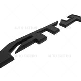 2x GMC Canyon Sierra AT4 Side Front Door Badge Logo Emblem Nameplate Matte Black