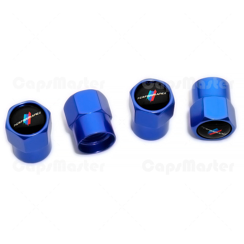 Fit Bmw M Performance Car Wheels Tire Air Hex Valve Caps Stem Dust Cover Sport