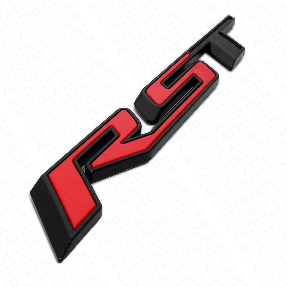 19-21 OEM Chevy Silverado Tailgate RST Letter Logo Emblem Badge 4x4 Black Red