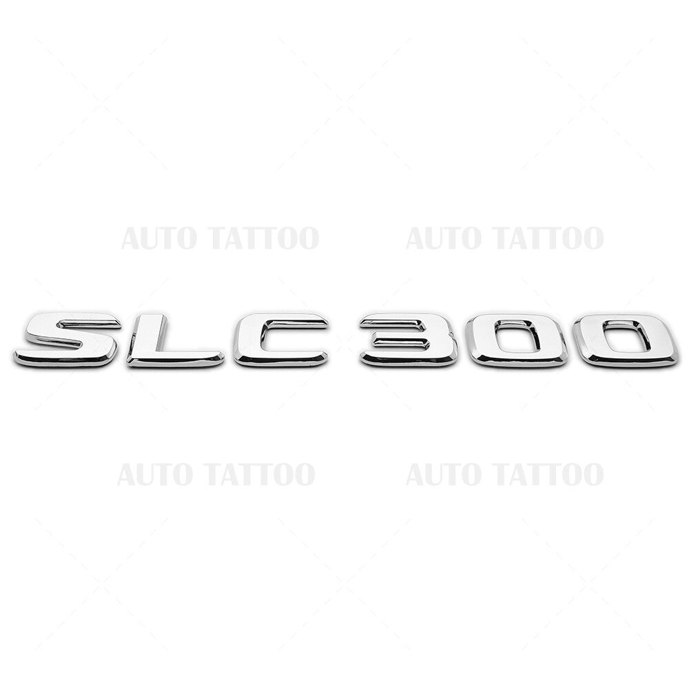 Mercedes SLC 300 Rear Letter Emblem Trunk Lid Logo Badge AMG Sport OEM Chrome