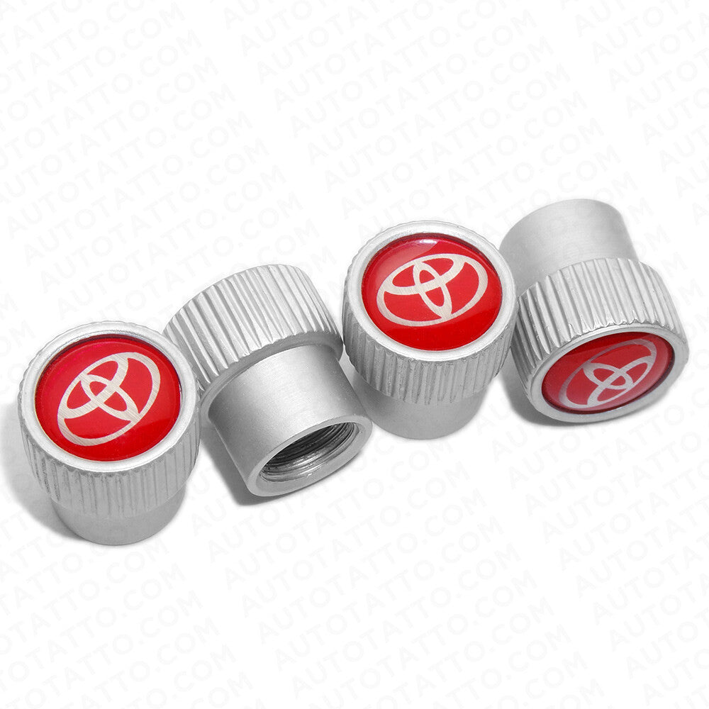 Universal Red Sport Car Wheels Tire Air Valve Caps Stem Dust Cover Gift Decorate