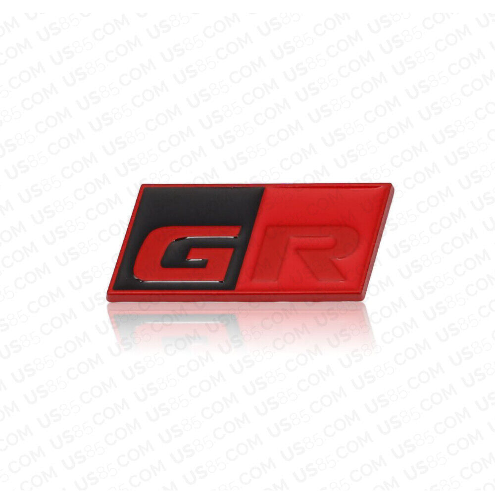 3D Fashion Metal GR/GR Sport Car Decal Badge Emblem Sticker for Auto Decoration