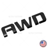 Chevy Equinox AWD Liftgate Nameplate Letter Logo Badge Emblem Sport Matte Black
