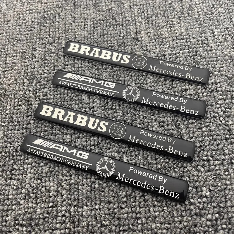 Car Emblem Sticker For Mercedes Benz AMG Brabus Maybach Smart W204 GLC CLA GLK
