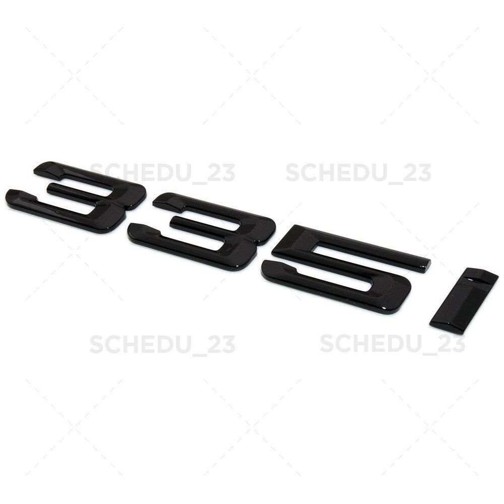 14-19 Gloss Black 3 Series 335i Car Trunk Lid Letter Emblem Badge M Performance