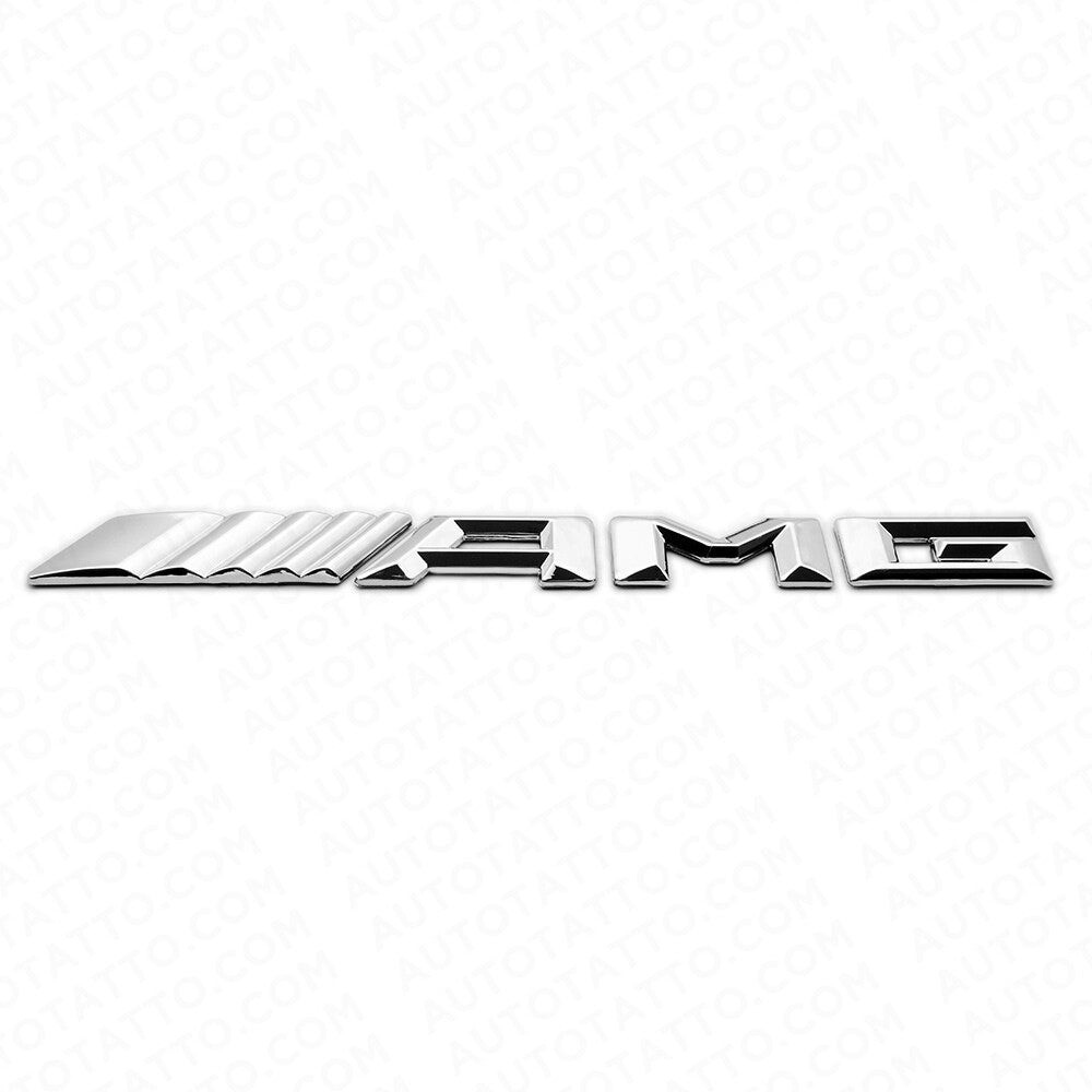 15-16 New AMG Rear Trunk Letter Emblem Logo Badge Decoration Sport OEM Chrome