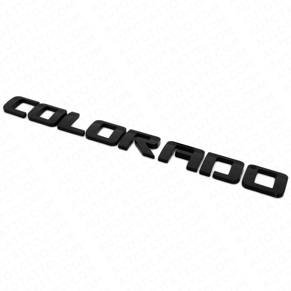 3x For Chevy Colorado Fender / Tailgate Badge Logo Emblem Truck OEM Black Sport