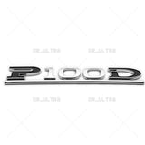 Tesla Liftgate P100D Performance Nameplate Logo Badge Emblem Sport Black Limited