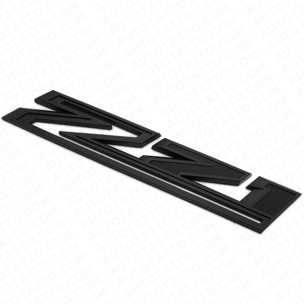 2x For Chevy 19-21 Silverado Z71 Fender Letter Sport Logo Emblem Badge Blackout