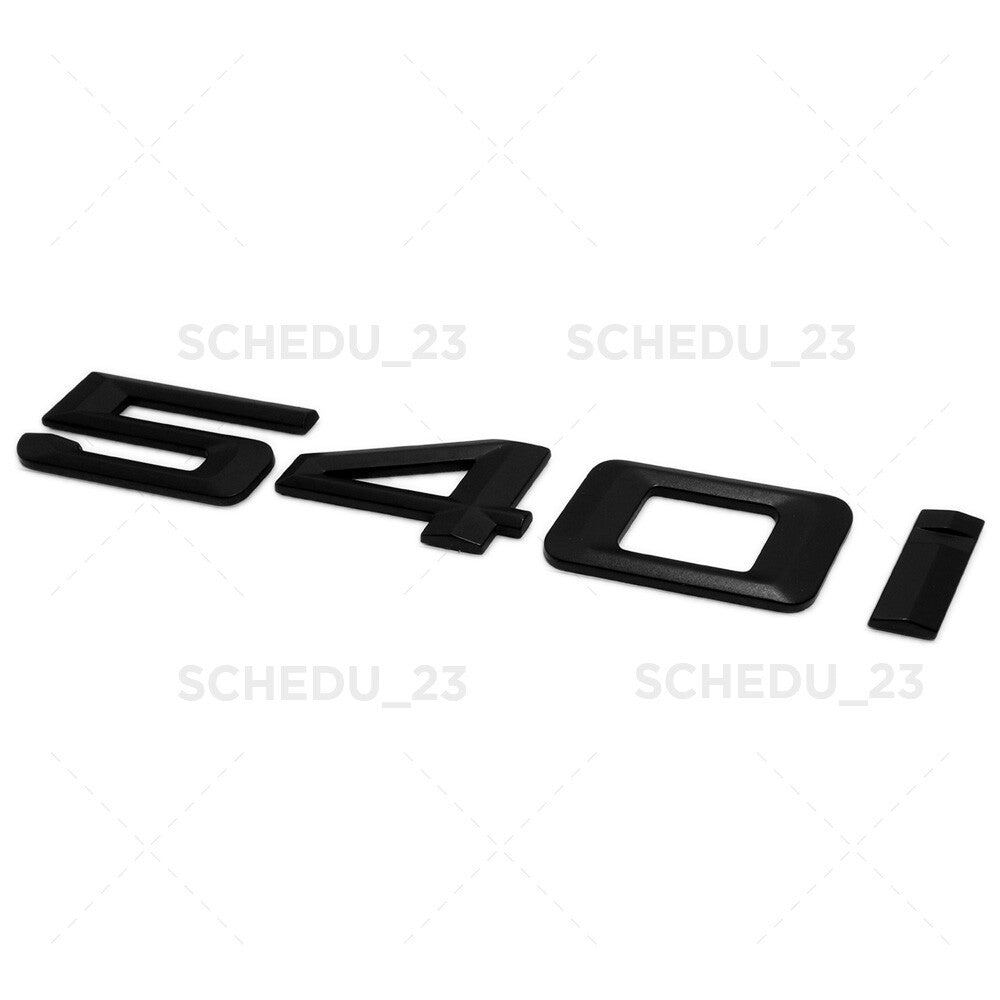 For BMW 540i Logo Emblem Replace Badge Car Trunk Lid M Performance G30 G31 Black