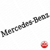 Mercedes-Benz Letter Emblem 3D Logo Nameplate Badge Decoration AMG Gloss Black