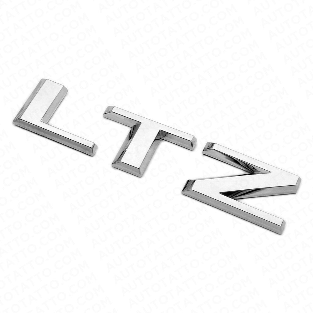19-22 OEM Chrome Silverado 1500 Tailgate LTZ Letter Logo Emblem Badge Z71 4x4