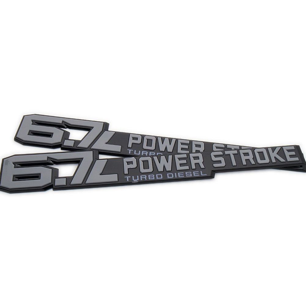 For 23-24-25 Super-Duty F-250 350 450 6.7L Power Stroke Diesel Door Emblem