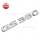 For Lexus Trunk Chrome GS 350 Letter Logo Badge Decal Car Emblem Replace F-Sport