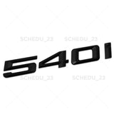 For BMW 540i Logo Emblem Replace Badge Car Trunk Lid M Performance G30 G31 Black