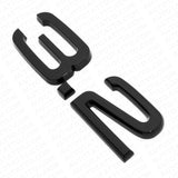 Audi Car Rear Trunk Deck Lid 3.2 Nameplate Emblem Badge Gloss Black Sline