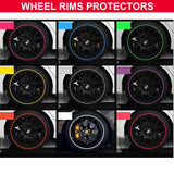 26FT Car Wheels Hub Rim Edge Protector Ring Tire Guard Sticker Rubber Strip Line