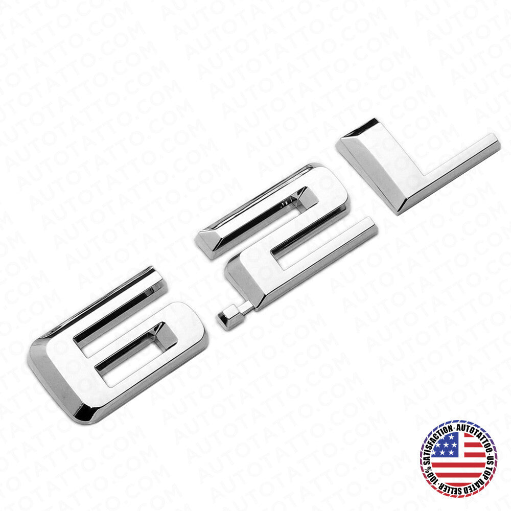 19-22 OEM Chrome Chevy Silverado 1500 6.2L Hood Letter Logo Emblem Badge Z71 LTZ