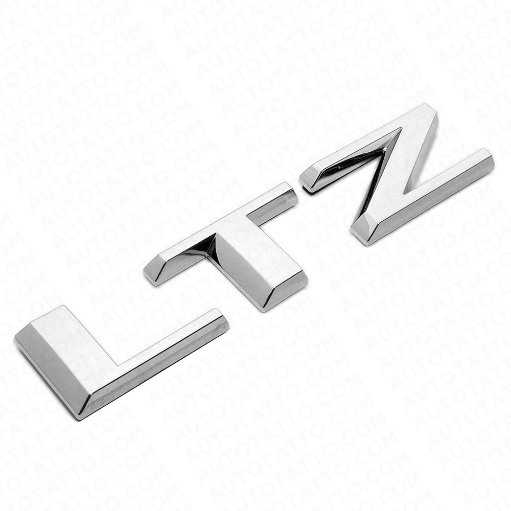 19-22 OEM Chrome Silverado 1500 Tailgate LTZ Letter Logo Emblem Badge Z71 4x4