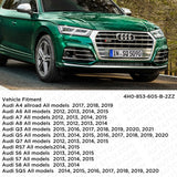 For Audi OEM Chrome Front Grille Rings Badge Logo Emblem Q3 Q5 SQ5 Q7 A6 A7 S7