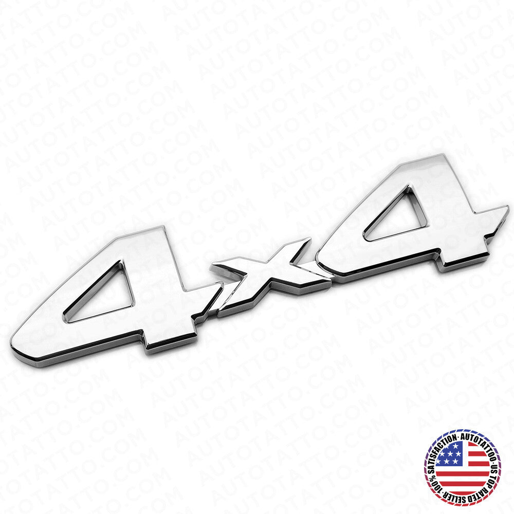 For Tacoma Tundra 4x4 OEM Chrome Tailgate Rear Body Nameplate Logo Badge Emblem