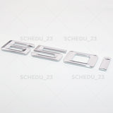 For BMW 650i Chrome Letter Logo Emblem Badge Trunk Lid M Performance F06 F12 F13