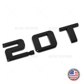 For Chevy Equinox Liftgate 2.0T Turbo Letter Logo Badge Emblem Sport Gloss Black