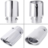Universal Car Exhaust Pipe Tip Rear Tail Muffler Stainless Chrome 1.5" - 2.25"