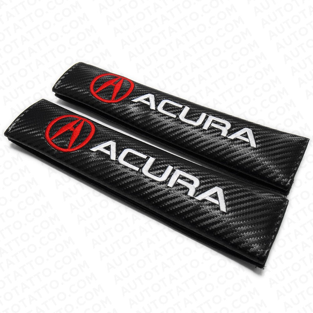 Universal Sport Carbon Seat Belt Cover Safety Shoulder Strap Cushion Pad Harness