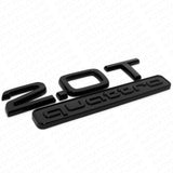17-22 Audi Rear Trunk Deck Lid 2.0T Quattro Nameplate Emblem Logo Badge Blackout