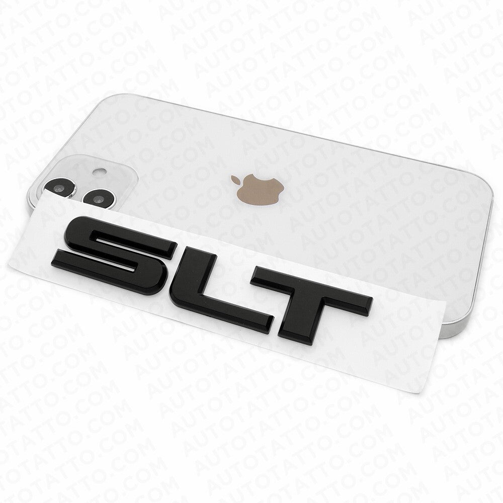 14 - 20 GMC SLT Tailgate Door Letter Nameplate Emblem Logo Badge Matte Black
