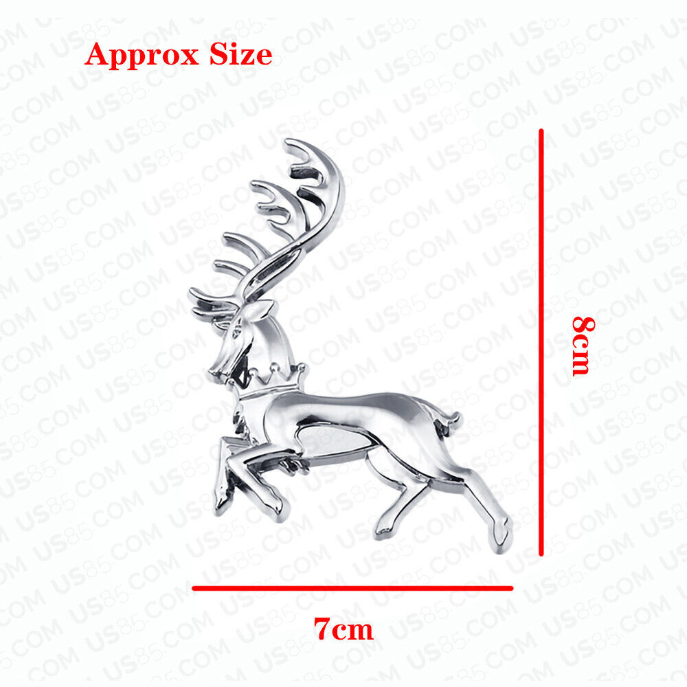 Universal Fashion Zinc Alloy Deer Ours is the Fury Car Decal Sticker Decoration