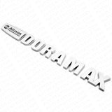 2x OEM Chrome Allison Transmission Duramax Hood Logo Emblem Badge Truck Sport