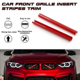 For BMW F31 F30 220i G20 Front Grille Bar V Brace Insert Trim Strips Cover Red