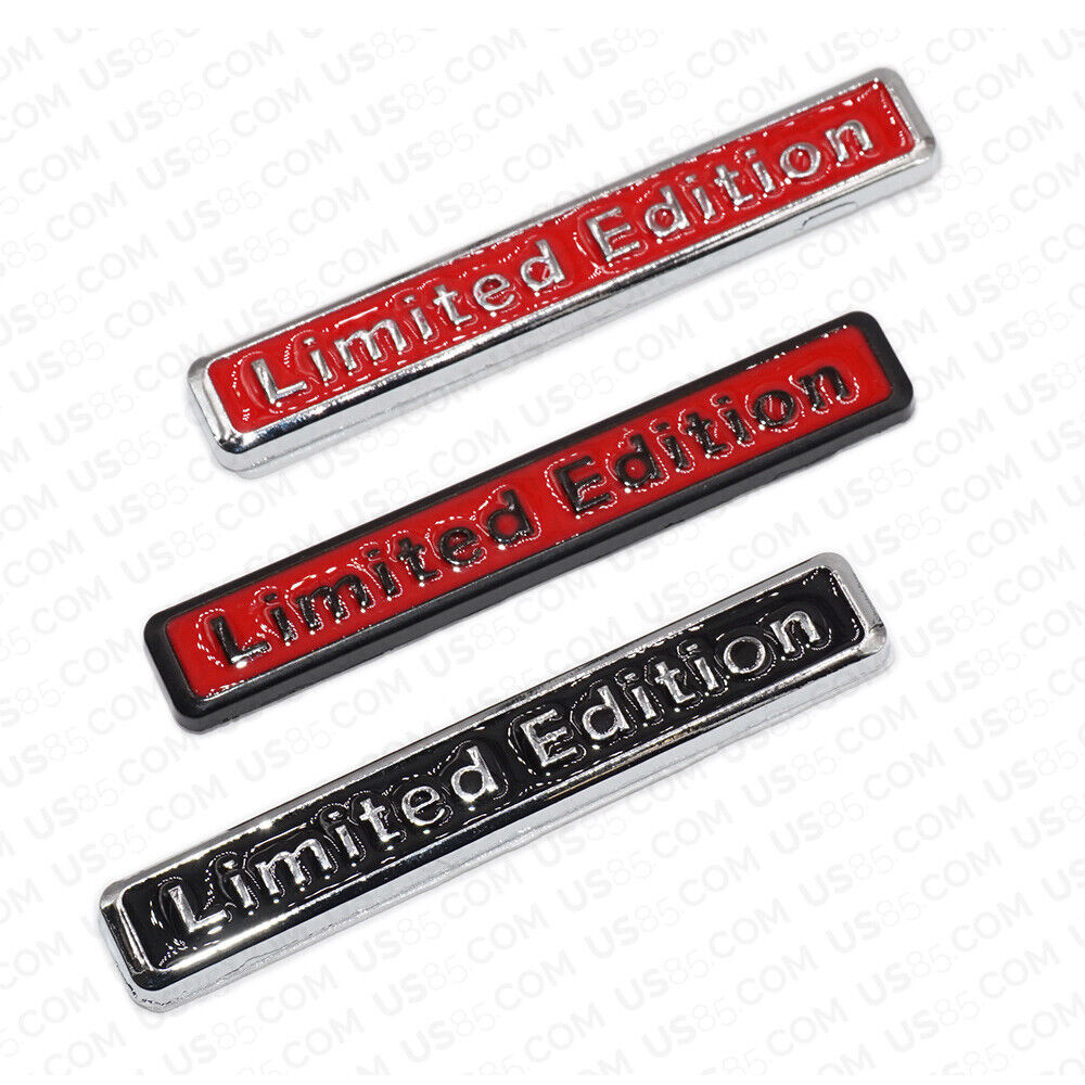Universal 3D Fashion Metal Limited Edition Car Decal Badge Sticker Decoration
