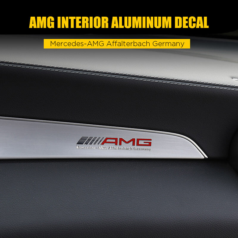 AMG Edition Interior Emblem Aluminum 3D Decal Sticker Badge Decorate Logo Gift