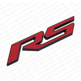 3D Fashion Metal RS Car Decal Badge Emblem Sticker for Chevry Auto Decoration
