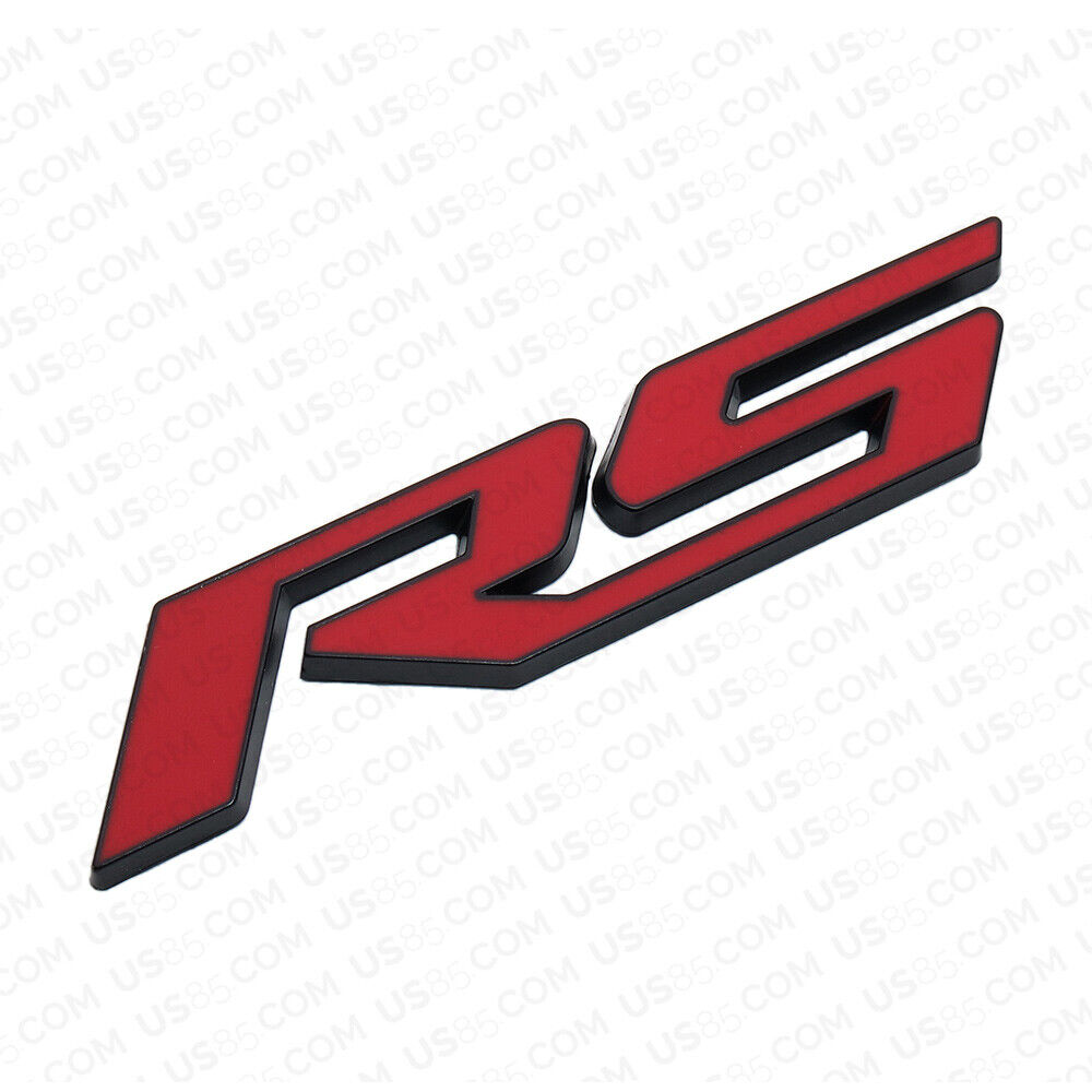 3D Fashion Metal RS Car Decal Badge Emblem Sticker for Chevry Auto Decoration