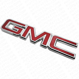14-19 GMC Sierra Front Grille Letter Logo Emblem Adhesive Nameplate HD OEM Red