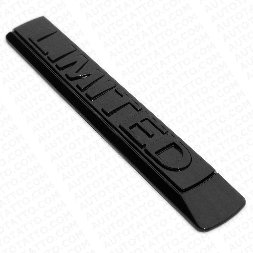 For Infiniti Limited Rear Liftgate Badge Emblem Nameplate Gloss Black