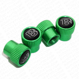 For Brabus Roundel Car Wheels Tire Air Valve Caps Stem Dust Logo Cover Sport