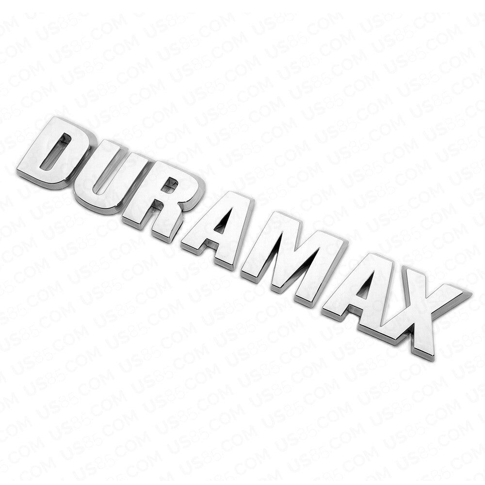 OEM Chrome Chevy Silverado 1500 Duramax Hood Letter Logo Emblem Badge Trucks