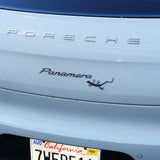 Universal Quattro Gecko Logo Badge Emblem Trunk 3D Sticker Car SUV Sport Chrome