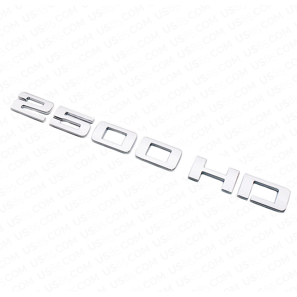 2x For Chevy Silverado 2500 HD Fender Logo Nameplates Letter 3D Decal Emblem Z71
