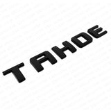 2x Chevy Tahoe Front Door Liftgate Nameplates Letter 3D Emblem Z71 Gloss Black
