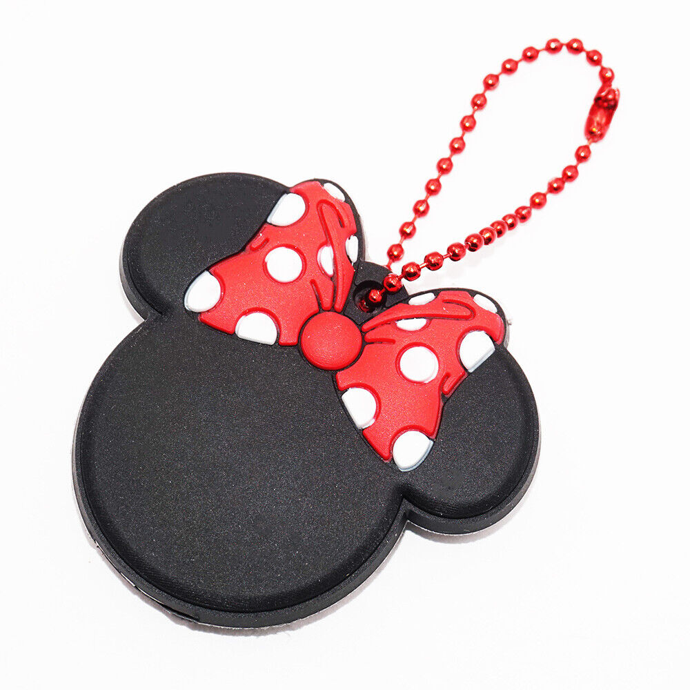 Universal 3D PVC Silicone Cute Cartoon Key Identifier Label Cap Cover Keychain